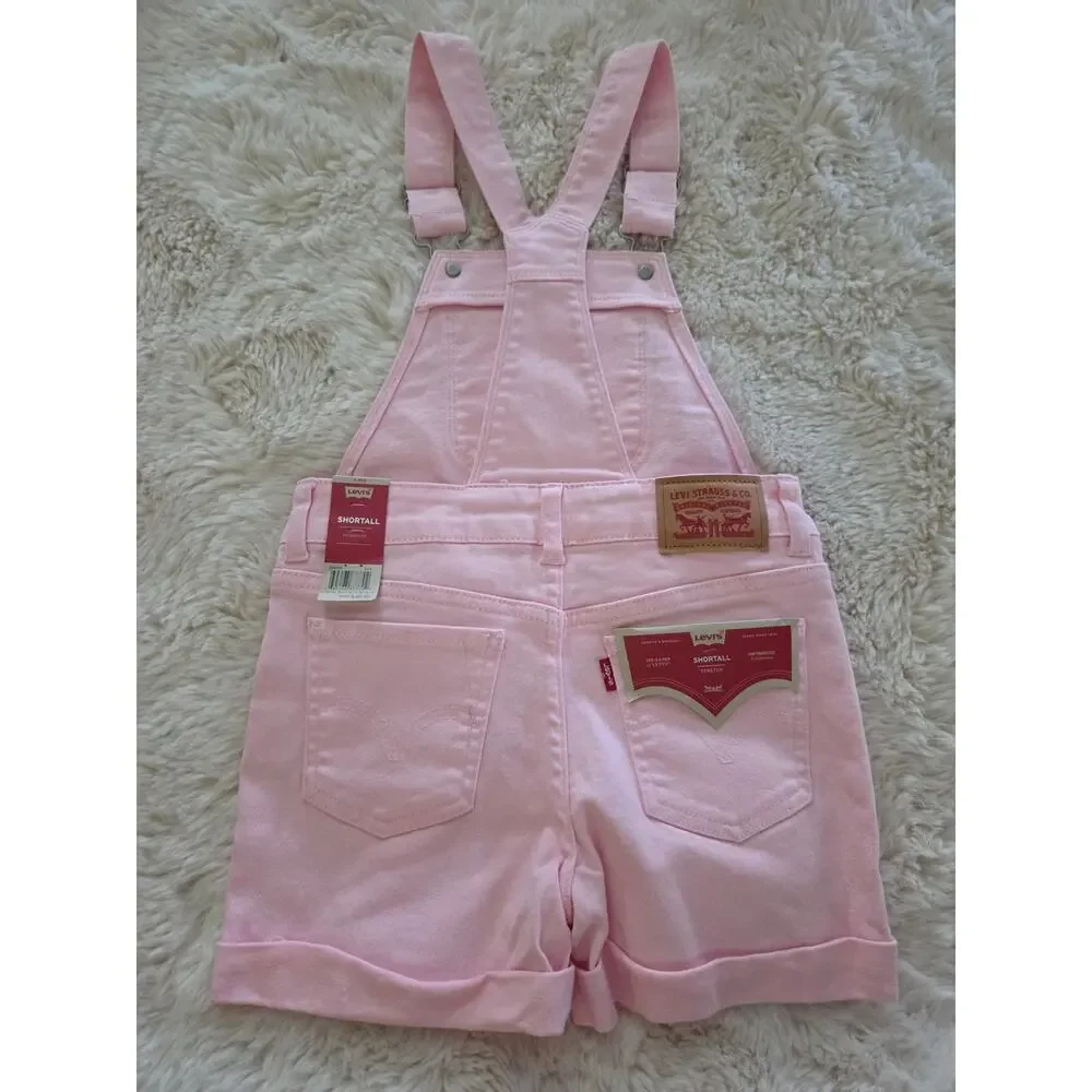 Pink Levis Shortall Stetch size 6 Regular NWT